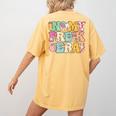 In My Pre-K Era Girl Back To School Cute PreSchool Teacher Women's Comfort Colors T-Shirt Back Print Mustard In My Pre-K Era Girl Back To School Cute PreSchool Teacher Women's Comfort Colors T-Shirt Back Print Mustard