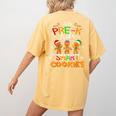 My Pre-K Kids Are Smart Cookies Christmas Teacher Women's Comfort Colors T-Shirt Back Print Mustard My Pre-K Kids Are Smart Cookies Christmas Teacher Women's Comfort Colors T-Shirt Back Print Mustard
