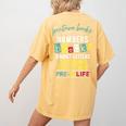 Pre-K Life Preschool Teacher Tees Men Women T-Shirt Women's Comfort Colors T-Shirt Back Print Mustard
