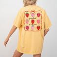 Preschool Is My Jam Strawberry Teacher First Day Of School Women's Comfort Colors T-Shirt Back Print Mustard Preschool Is My Jam Strawberry Teacher First Day Of School Women's Comfort Colors T-Shirt Back Print Mustard