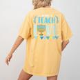 I Promise To Teach Love Hanukkah Chanukah Jewish Teacher Women's Comfort Colors T-Shirt Back Print Mustard I Promise To Teach Love Hanukkah Chanukah Jewish Teacher Women's Comfort Colors T-Shirt Back Print Mustard
