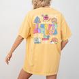 In My PTO Mom Parent Teacher Organization Back To School Women's Comfort Colors T-Shirt Back Print Mustard