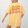 Pudiste Puedes Podras Maestra Spanish Teacher Women's Comfort Colors T-Shirt Back Print Mustard Pudiste Puedes Podras Maestra Spanish Teacher Women's Comfort Colors T-Shirt Back Print Mustard