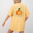 Pumpkin Pi Math Teacher Halloween Pumpkin Pi Women's Comfort Colors T-Shirt Back Print Mustard Pumpkin Pi Math Teacher Halloween Pumpkin Pi Women's Comfort Colors T-Shirt Back Print Mustard