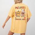 Pumpkin Spice Makes Teacher Nice Retro Fall Spooky Season Women's Comfort Colors T-Shirt Back Print Mustard Pumpkin Spice Makes Teacher Nice Retro Fall Spooky Season Women's Comfort Colors T-Shirt Back Print Mustard