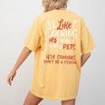 Punctuation Saves Lives I English Grammar Teacher Women's Comfort Colors T-Shirt Back Print Mustard