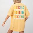 There Their They’Re Grammar Joke For English Teacher Student Women's Comfort Colors T-Shirt Back Print Mustard There Their They’Re Grammar Joke For English Teacher Student Women's Comfort Colors T-Shirt Back Print Mustard