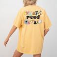 Read Children's Books Teacher Women's Comfort Colors T-Shirt Back Print Mustard Read Children's Books Teacher Women's Comfort Colors T-Shirt Back Print Mustard
