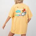 If You Can Read This Thank A Teacher Women's Comfort Colors T-Shirt Back Print Mustard
