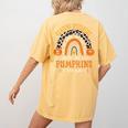Reading Specialist Halloween Reading Teacher For Men Women Women's Comfort Colors T-Shirt Back Print Mustard