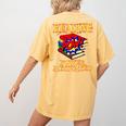 Reading Super Power Activated Superhero Teacher Or Student Men Women Girls Kids Women's Comfort Colors T-Shirt Back Print Mustard