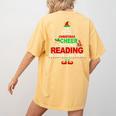 Reading Teacher Christmas Shirt Elf Christmas Cheer For Men Women Women's Comfort Colors T-Shirt Back Print Mustard Reading Teacher Christmas Shirt Elf Christmas Cheer For Men Women Women's Comfort Colors T-Shirt Back Print Mustard