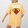 Real Superheroes Don't Wear Capes Teacher Shirt Teaching Te Women's Comfort Colors T-Shirt Back Print Mustard Real Superheroes Don't Wear Capes Teacher Shirt Teaching Te Women's Comfort Colors T-Shirt Back Print Mustard