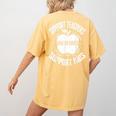 Red For Ed 2019 Support Teachers Support Kids Teacher Women's Comfort Colors T-Shirt Back Print Mustard