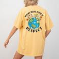 Reduce Reuse Recycle Respect Earth Day Teacher Girl Women Women's Comfort Colors T-Shirt Back Print Mustard Reduce Reuse Recycle Respect Earth Day Teacher Girl Women Women's Comfort Colors T-Shirt Back Print Mustard