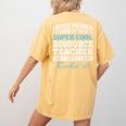 Resource Teacher Tshirt Men Women Women's Comfort Colors T-Shirt Back Print Mustard