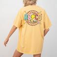 Retro ABCD Transitional Kindergarten Teacher Tour TK Teacher Women's Comfort Colors T-Shirt Back Print Mustard