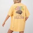 Retro BIOLOGY TEACHERS LOVE BRAINS This Is My Scary STEM Women's Comfort Colors T-Shirt Back Print Mustard Retro BIOLOGY TEACHERS LOVE BRAINS This Is My Scary STEM Women's Comfort Colors T-Shirt Back Print Mustard