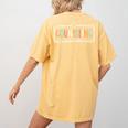 Retro Counseling Crew Counselor Teacher Appreciation Women's Comfort Colors T-Shirt Back Print Mustard Retro Counseling Crew Counselor Teacher Appreciation Women's Comfort Colors T-Shirt Back Print Mustard