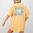 Retro Hooray It's Art Day Art Teacher Back To School Women Women's Comfort Colors T-Shirt Back Print Mustard Retro Hooray It's Art Day Art Teacher Back To School Women Women's Comfort Colors T-Shirt Back Print Mustard