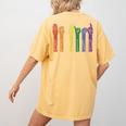 Retro Be Kind ASL Deaf Teacher Sign Language Gay Pride Women's Comfort Colors T-Shirt Back Print Mustard Retro Be Kind ASL Deaf Teacher Sign Language Gay Pride Women's Comfort Colors T-Shirt Back Print Mustard
