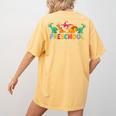 Retro Preschool Cute Dinosaur Preschool Teacher Kids Boys Women's Comfort Colors T-Shirt Back Print Mustard Retro Preschool Cute Dinosaur Preschool Teacher Kids Boys Women's Comfort Colors T-Shirt Back Print Mustard