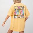 Retro In My PTO Mom Era Parent Organization Team Teacher Women's Comfort Colors T-Shirt Back Print Mustard