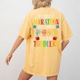 I Run Marathon Just Kidding I Chase Toddlers Teacher Women's Comfort Colors T-Shirt Back Print Mustard I Run Marathon Just Kidding I Chase Toddlers Teacher Women's Comfort Colors T-Shirt Back Print Mustard