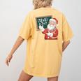 Santa Teacher 67 Math Christmas Xmas Holiday Number 67 Women's Comfort Colors T-Shirt Back Print Mustard Santa Teacher 67 Math Christmas Xmas Holiday Number 67 Women's Comfort Colors T-Shirt Back Print Mustard
