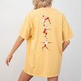 Santa Yoga Poses For Yogi Teacher Christmas Yoga Poses Women's Comfort Colors T-Shirt Back Print Mustard Santa Yoga Poses For Yogi Teacher Christmas Yoga Poses Women's Comfort Colors T-Shirt Back Print Mustard