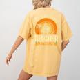 This Is My Scary Teacher Costume Halloween Women's Comfort Colors T-Shirt Back Print Mustard