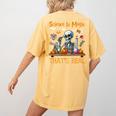 Science Is Magic Halloween Skeleton Students Teacher Women's Comfort Colors T-Shirt Back Print Mustard Science Is Magic Halloween Skeleton Students Teacher Women's Comfort Colors T-Shirt Back Print Mustard
