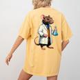 Science Rat Lab Science Scientist Mouse Teacher Chemistry Women's Comfort Colors T-Shirt Back Print Mustard Science Rat Lab Science Scientist Mouse Teacher Chemistry Women's Comfort Colors T-Shirt Back Print Mustard