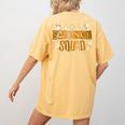Science Squad Teacher STEM Chemistry Biology Physics Women's Comfort Colors T-Shirt Back Print Mustard Science Squad Teacher STEM Chemistry Biology Physics Women's Comfort Colors T-Shirt Back Print Mustard