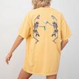 Science Teacher Dancing Skeleton Halloween Chemist Scientist Women's Comfort Colors T-Shirt Back Print Mustard Science Teacher Dancing Skeleton Halloween Chemist Scientist Women's Comfort Colors T-Shirt Back Print Mustard