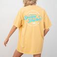 Science Teacher Must Haves Teach Science Teacher Women's Comfort Colors T-Shirt Back Print Mustard