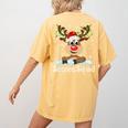 Science Teacher Squad Reindeer Christmas Teacher Xmas Lights For Men Women Women's Comfort Colors T-Shirt Back Print Mustard Science Teacher Squad Reindeer Christmas Teacher Xmas Lights For Men Women Women's Comfort Colors T-Shirt Back Print Mustard