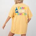 Science Teacher Teaching Future Scientists School Instructor Women's Comfort Colors T-Shirt Back Print Mustard Science Teacher Teaching Future Scientists School Instructor Women's Comfort Colors T-Shirt Back Print Mustard