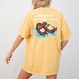 Sea Otter Book Reading Shirt For Bookworm Teachers Women's Comfort Colors T-Shirt Back Print Mustard Sea Otter Book Reading Shirt For Bookworm Teachers Women's Comfort Colors T-Shirt Back Print Mustard