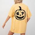 Six Seven Halloween Costume For Students Teachers Women's Comfort Colors T-Shirt Back Print Mustard