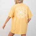 Snow Day Supporter Teacher Student Winter Snowflake Women's Comfort Colors T-Shirt Back Print Mustard Snow Day Supporter Teacher Student Winter Snowflake Women's Comfort Colors T-Shirt Back Print Mustard
