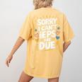 Sorry I Can'T Ieps Are Due Cute Elementary Teacher Iep Sped Women's Comfort Colors T-Shirt Back Print Mustard Sorry I Can'T Ieps Are Due Cute Elementary Teacher Iep Sped Women's Comfort Colors T-Shirt Back Print Mustard