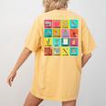 Spanish Teacher Back To School Maestra Dual Language Crew Women's Comfort Colors T-Shirt Back Print Mustard Spanish Teacher Back To School Maestra Dual Language Crew Women's Comfort Colors T-Shirt Back Print Mustard