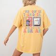 Special Education First Coffee Then Data Retro SPED Teacher Women's Comfort Colors T-Shirt Back Print Mustard Special Education First Coffee Then Data Retro SPED Teacher Women's Comfort Colors T-Shirt Back Print Mustard