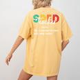 Special Education For Men Women SPED Teacher Women's Comfort Colors T-Shirt Back Print Mustard Special Education For Men Women SPED Teacher Women's Comfort Colors T-Shirt Back Print Mustard