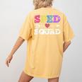 Special Education Squad Shirt SPED Squad Teacher's Day For Men Women Women's Comfort Colors T-Shirt Back Print Mustard Special Education Squad Shirt SPED Squad Teacher's Day For Men Women Women's Comfort Colors T-Shirt Back Print Mustard