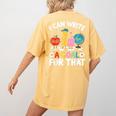 Special Education i Can Write a Goal For That Sped Teacher Women's Comfort Colors T-Shirt Back Print Mustard
