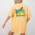 Specials Team Elementary School Teachers Cute Trendy Retro Women's Comfort Colors T-Shirt Back Print Mustard