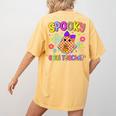 Spooky ESOL Teacher Halloween ESOL Teaching Coquette Women's Comfort Colors T-Shirt Back Print Mustard Spooky ESOL Teacher Halloween ESOL Teaching Coquette Women's Comfort Colors T-Shirt Back Print Mustard