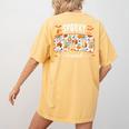 Spooky SPED Squad Special Education Teacher Halloween Ghost Women's Comfort Colors T-Shirt Back Print Mustard Spooky SPED Squad Special Education Teacher Halloween Ghost Women's Comfort Colors T-Shirt Back Print Mustard